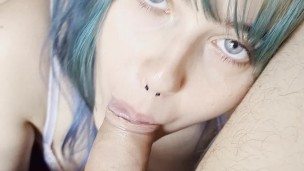 💙 BEAUTIFUL Blue Eyed Icygic Blowjob and Doggystyle 💙