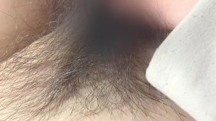 I come with my fingers♡Realistic masturbation of hairy Japanese amateurs♡Subjective video [Selfy].