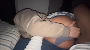 stepsister gets vaccinated with her stepbrother's cock, loud moans