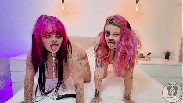 4K PUPPY PLAY DOG TRAINING FUCKING DOGGY STYLE CUM ON FACE