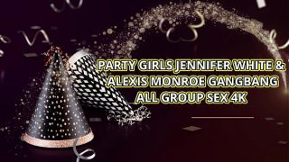 Jennifer White & Alexis Monroe Surrender To Massive Cumshots!