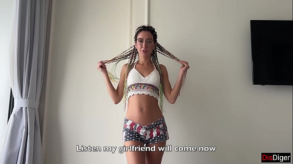 Step Brother Fucks the best friend of Step Sister from Behind! – Cum on Face