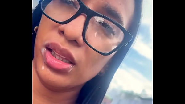 I pay the Uber with blowjob and he cums on my face